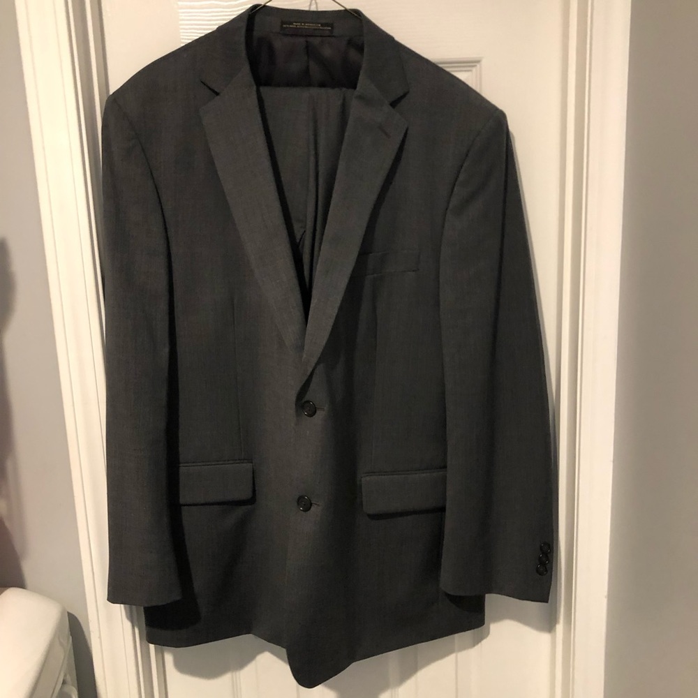 Eisenberg 46 regular charcoal grey suit jacket blazer